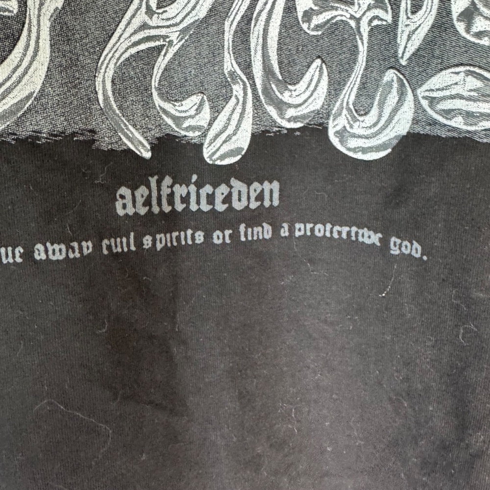 Aelfric Eden NWT Black/White/Gray Urban Graphic Tee‎ Sz L - Picture 5 of 13